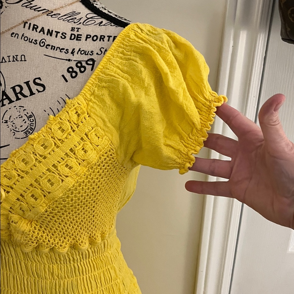🍎Yellow Women's Dress - Picture 9 of 14
